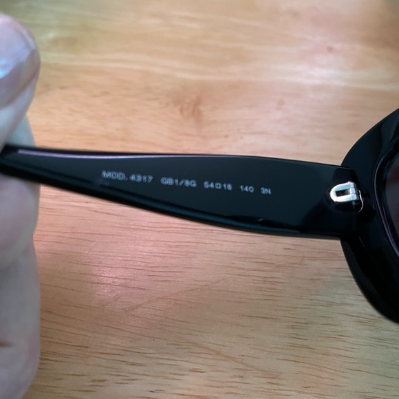 Men’s/Unisex VERSACE Oversize Sunglasses in Black Acetate - Picture 6 of 13